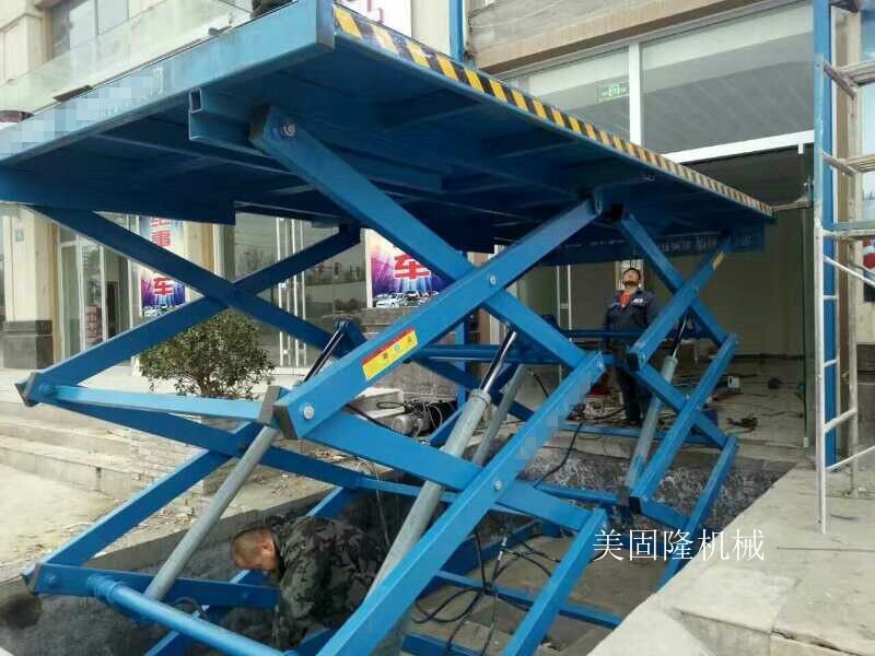 张掖双跨式固定升降机厂家